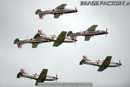 2019-09-07 Zeltweg Airpower 12020 Krila Oluje Wings of Storm - Pilatus P-C9
